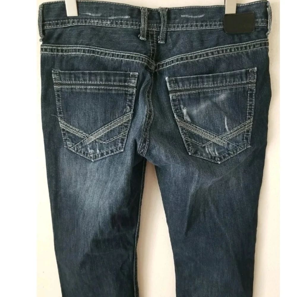 Buckle BKE Carter Straight Leg Dark Wash Jeans Size‎ 32 R Mens Denim